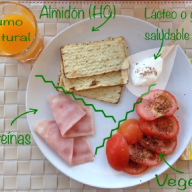 Desayuno vegetal y proteína